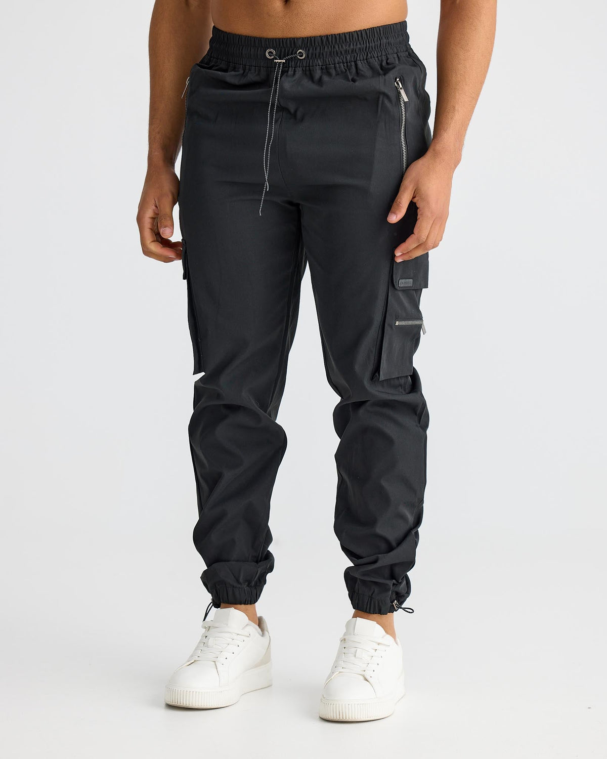 Schwarze Cargo-Hose (1 kaufen, 1 GRATIS dazu)