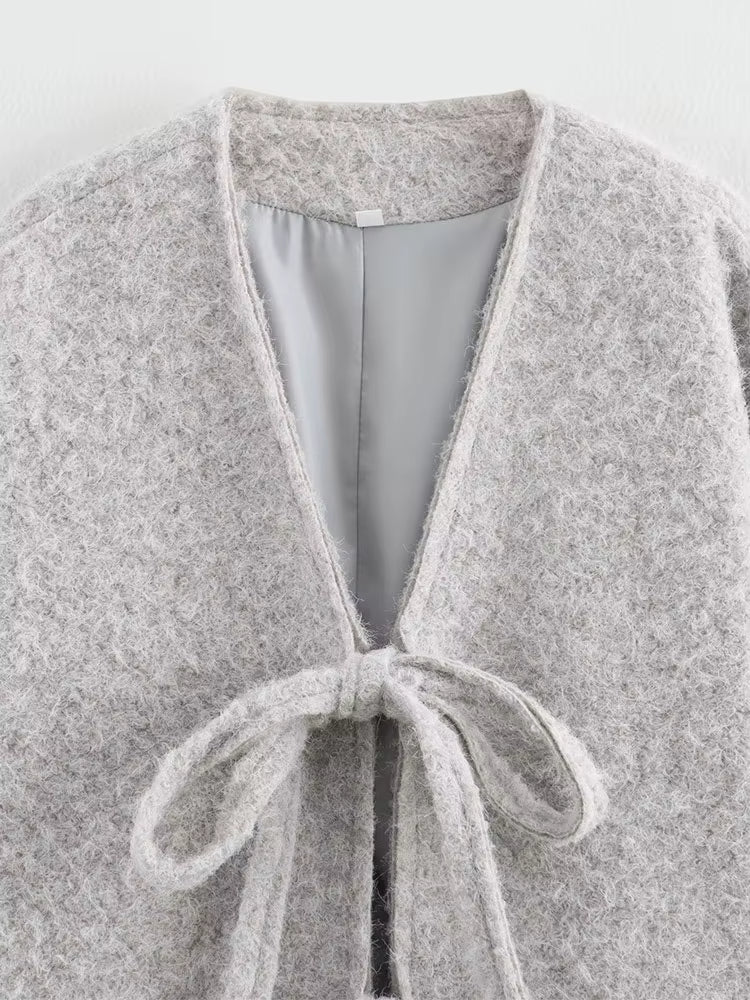Linnea | Strukturierte Schnürjacke