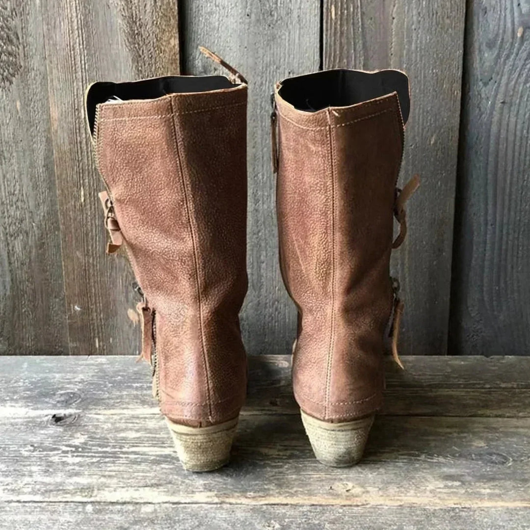 Andrea | Leder Herbststiefel
