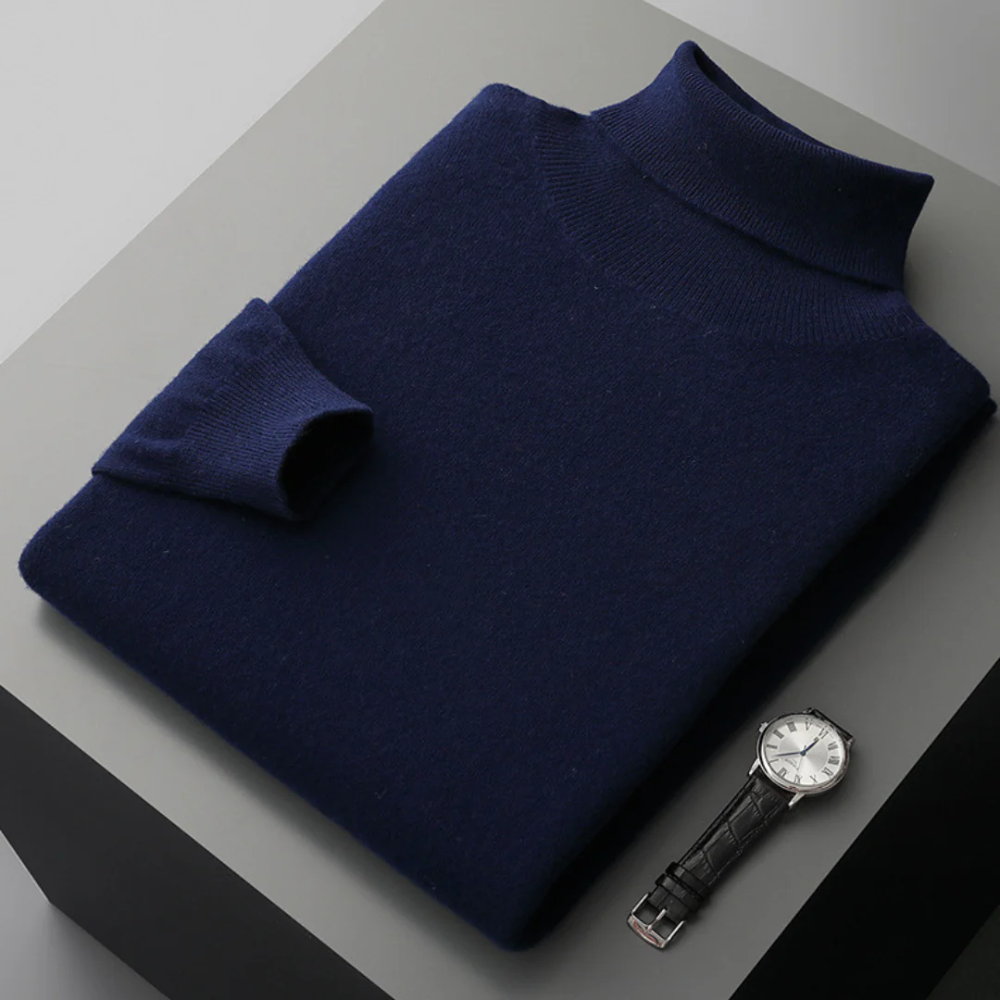 Cagliari Rollkragenpullover aus Merinowolle