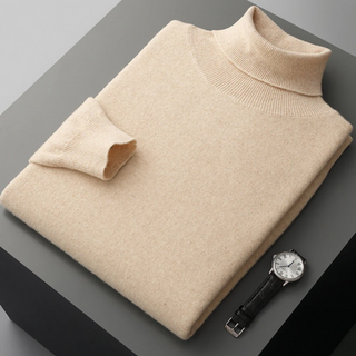 Cagliari Rollkragenpullover aus Merinowolle