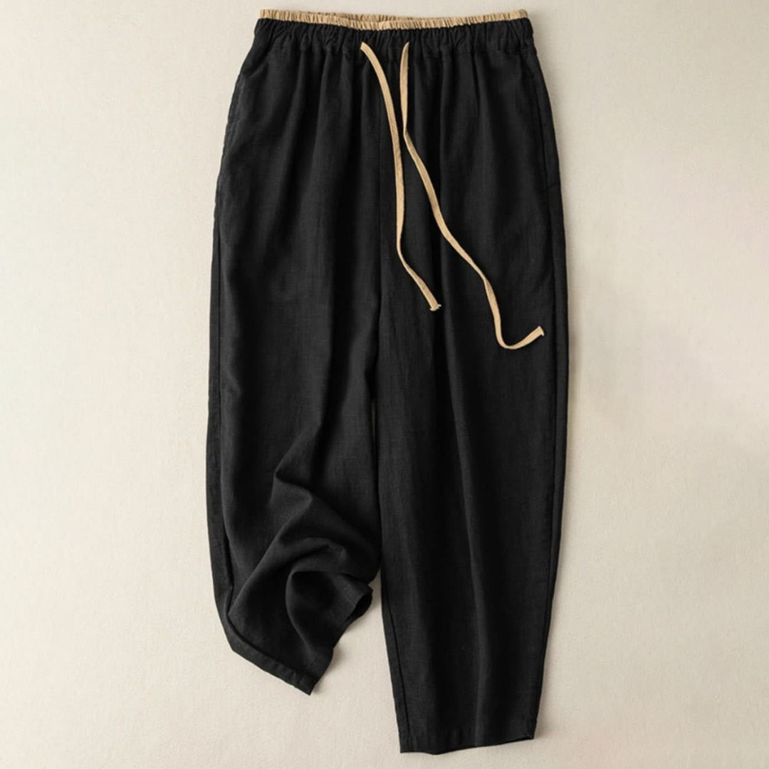 Harem-Hose für Damen mit Taschen und Gummizug für lässige Freizeitlooks