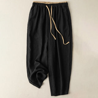Harem-Hose für Damen mit Taschen und Gummizug für lässige Freizeitlooks