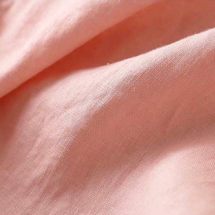 Lässige Langarm-Bluse für Damen mit Buddha- und Blumenstickereien