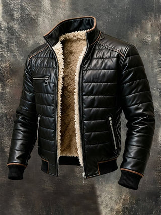 Louis | Jacke mit hohem Kragen und raffiniertem Schnitt
