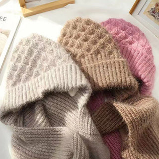 Amarielle | Warmes Winter-Set mit Mütze, Schal und Ohrenschutz