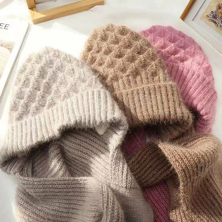 Amarielle | Warmes Winter-Set mit Mütze, Schal und Ohrenschutz