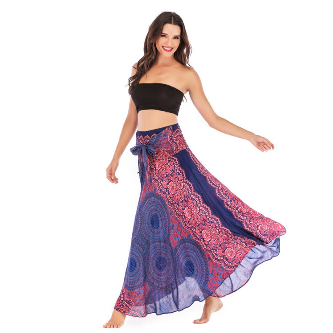 Langer Rock Damen Vintage Freizeit