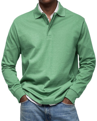Beeckhoven™ | Lässiges Poloshirt mit langen Ärmeln