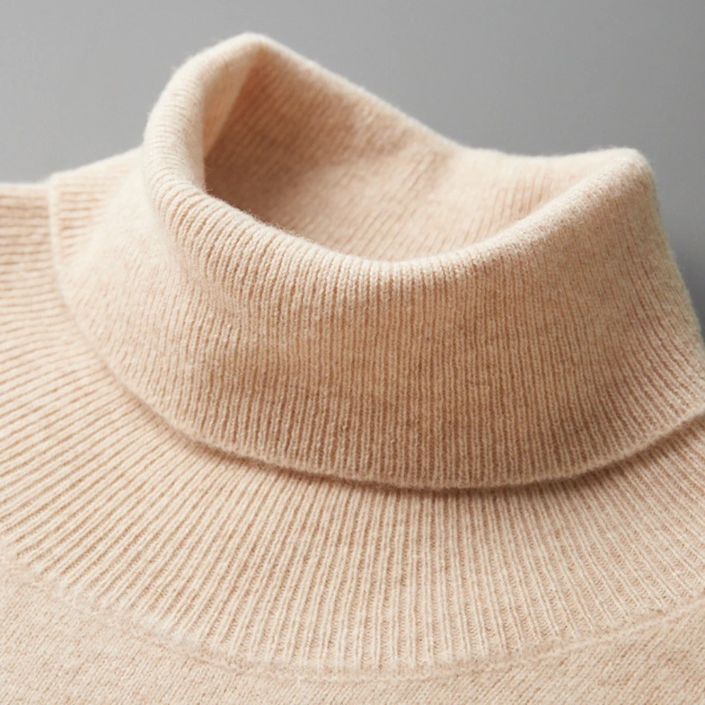 Cagliari Rollkragenpullover aus Merinowolle