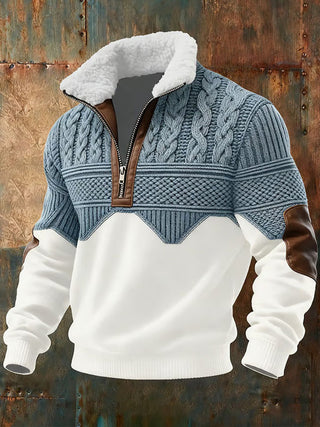 Havros | Pullover mit halbem Reißverschluss