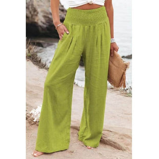 Weite Breite Stoffhose Damen Locker Casual Frühling &amp; Sommer