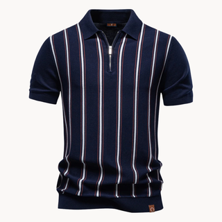 Enrico | Elegantes Polohemd mit Reissverschluss