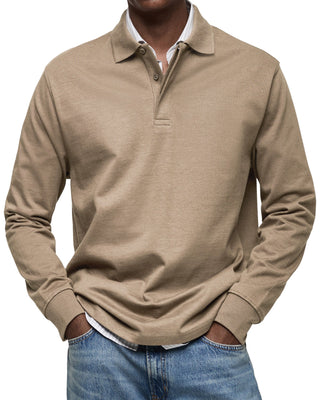 Beeckhoven™ | Lässiges Poloshirt mit langen Ärmeln