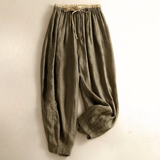Damen Stoffhose Relaxed Fit Freizeit Sommer