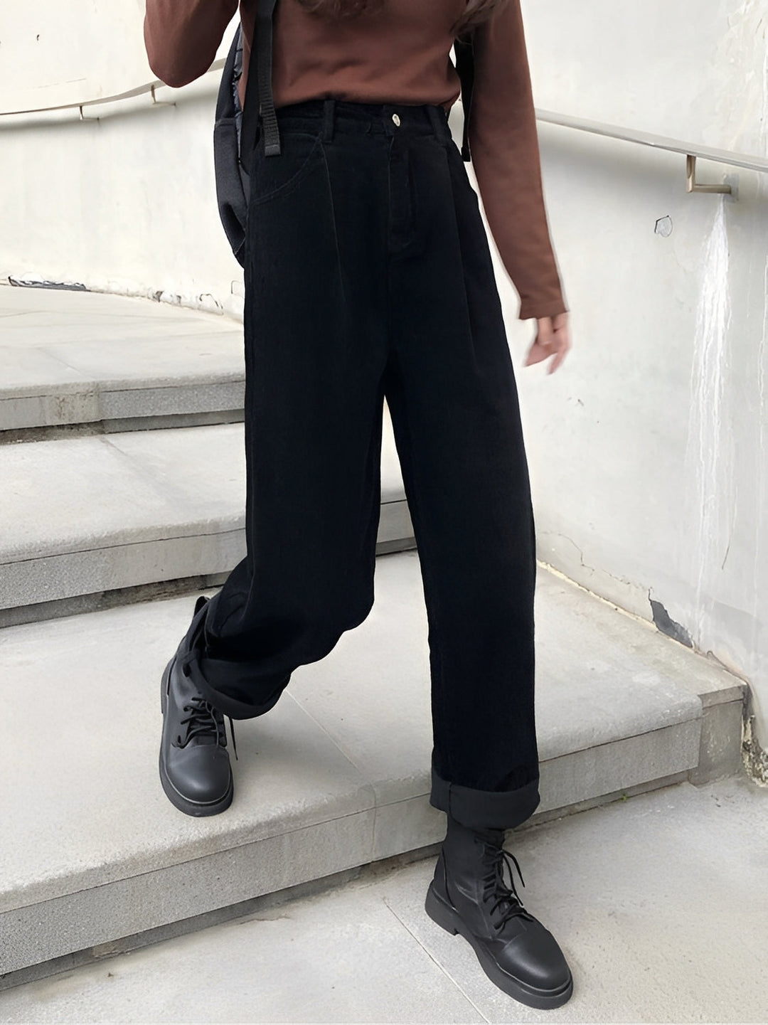 Cordhose Damen Relaxed Fit Freizeit &amp; Übergangszeit