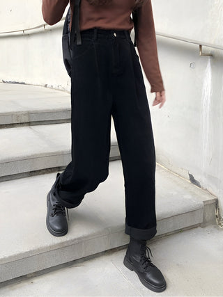 Cordhose Damen Relaxed Fit Freizeit &amp; Übergangszeit