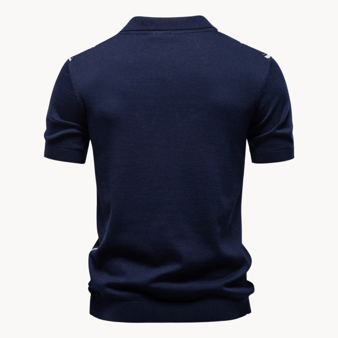 Enrico | Elegantes Polohemd mit Reissverschluss