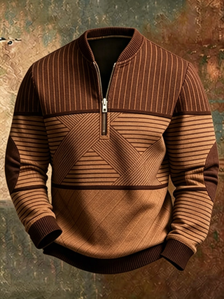 Viktor™ | Herrenpullover mit halbem Reißverschluss