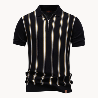 Enrico | Elegantes Polohemd mit Reissverschluss