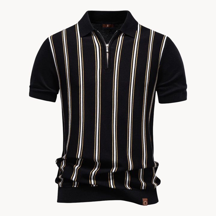 Enrico | Elegantes Polohemd mit Reissverschluss