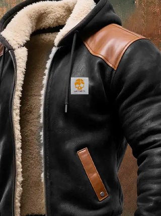 Bruno | Winterjacke mit raffinierten Lederdetails