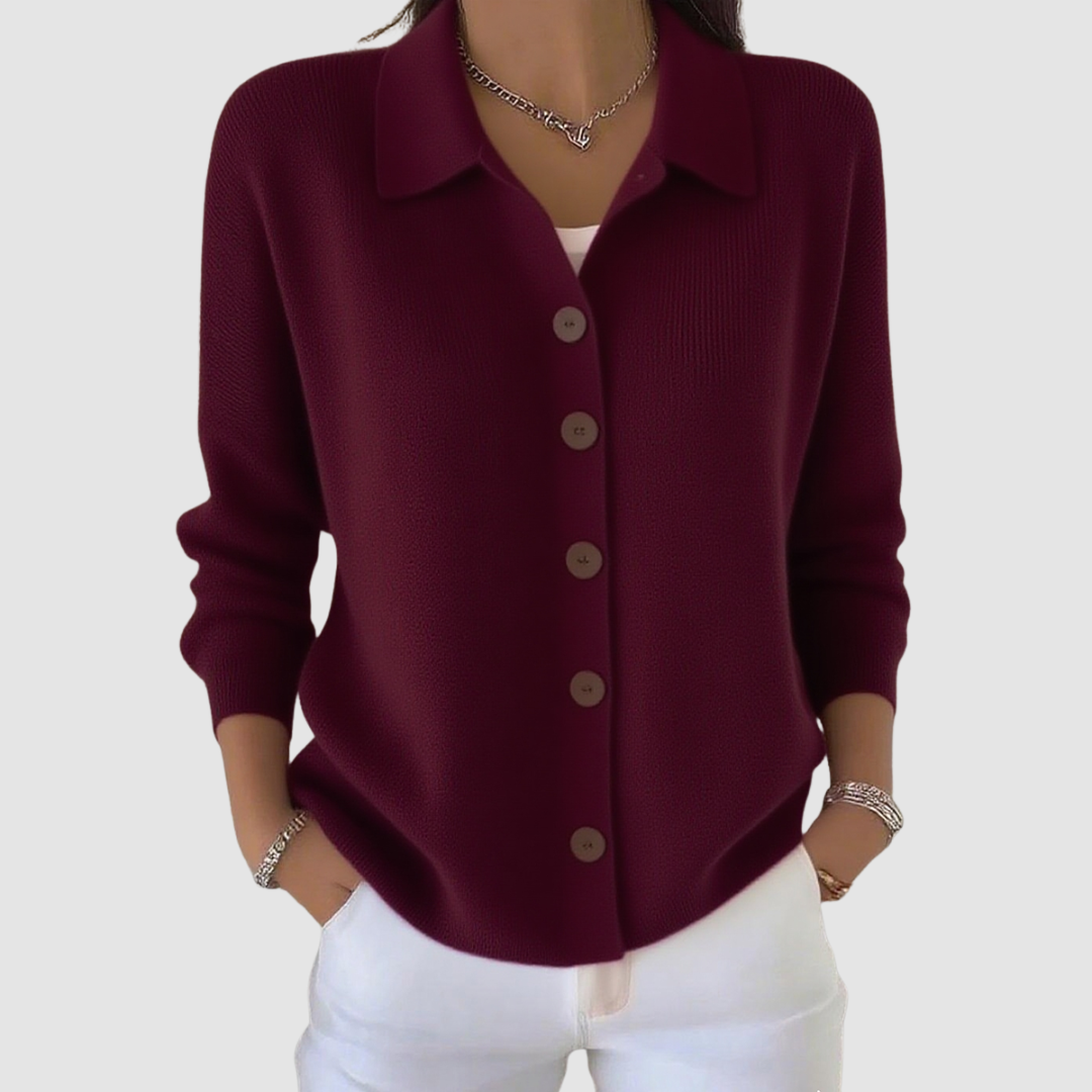 Riah™ Strickjacke mit Knopfleiste