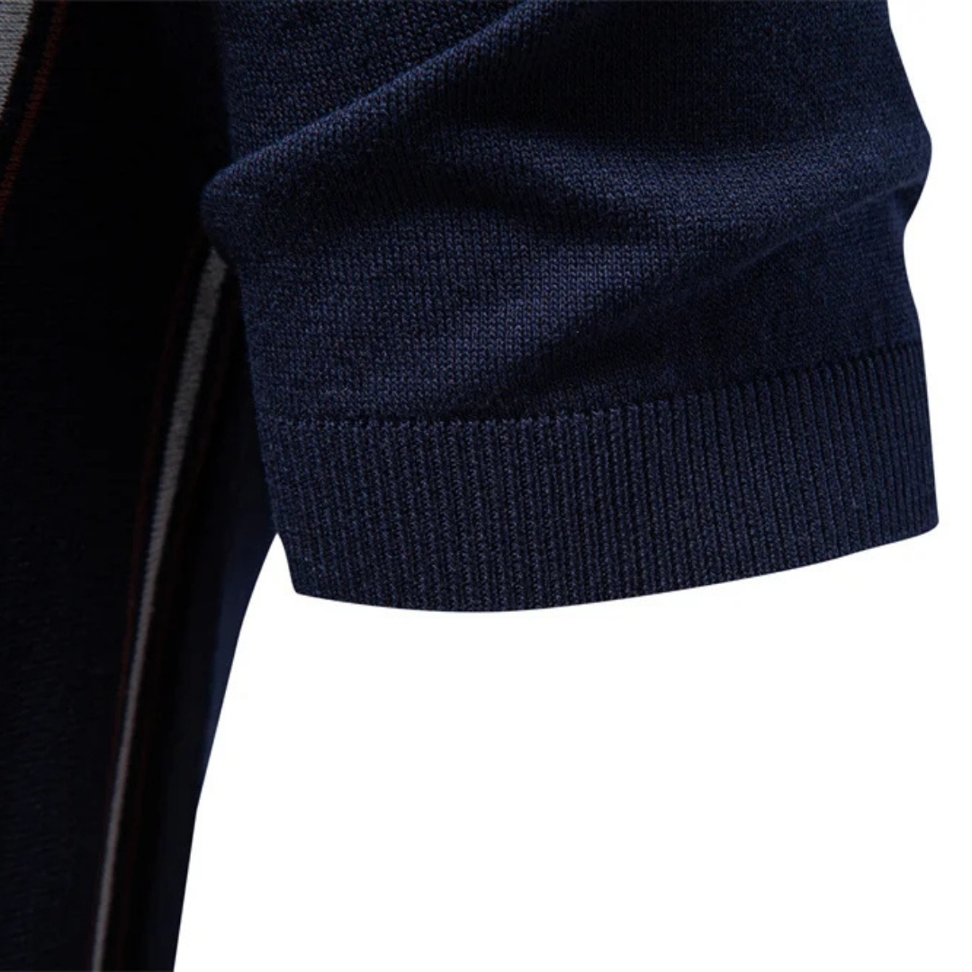 Enrico | Elegantes Polohemd mit Reissverschluss