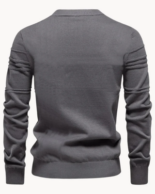 Herrenpullover mit Karomuster