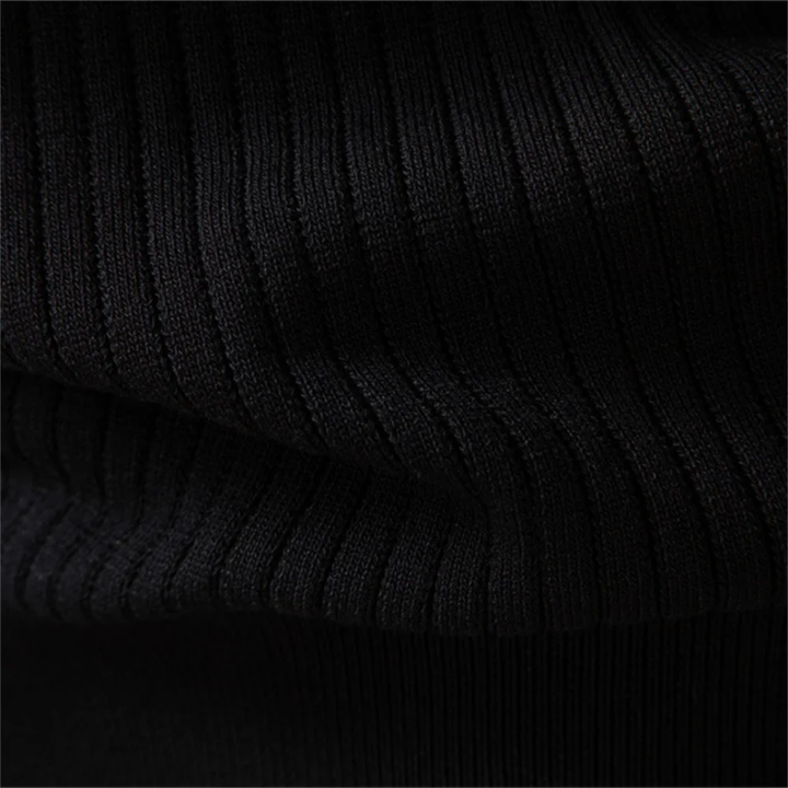 Kron | Geripptes Henley-Shirt