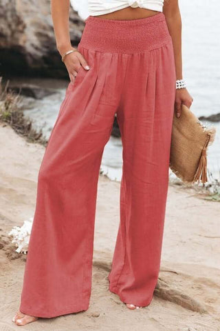Weite Breite Stoffhose Damen Locker Casual Frühling &amp; Sommer
