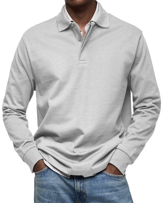 Beeckhoven™ | Lässiges Poloshirt mit langen Ärmeln