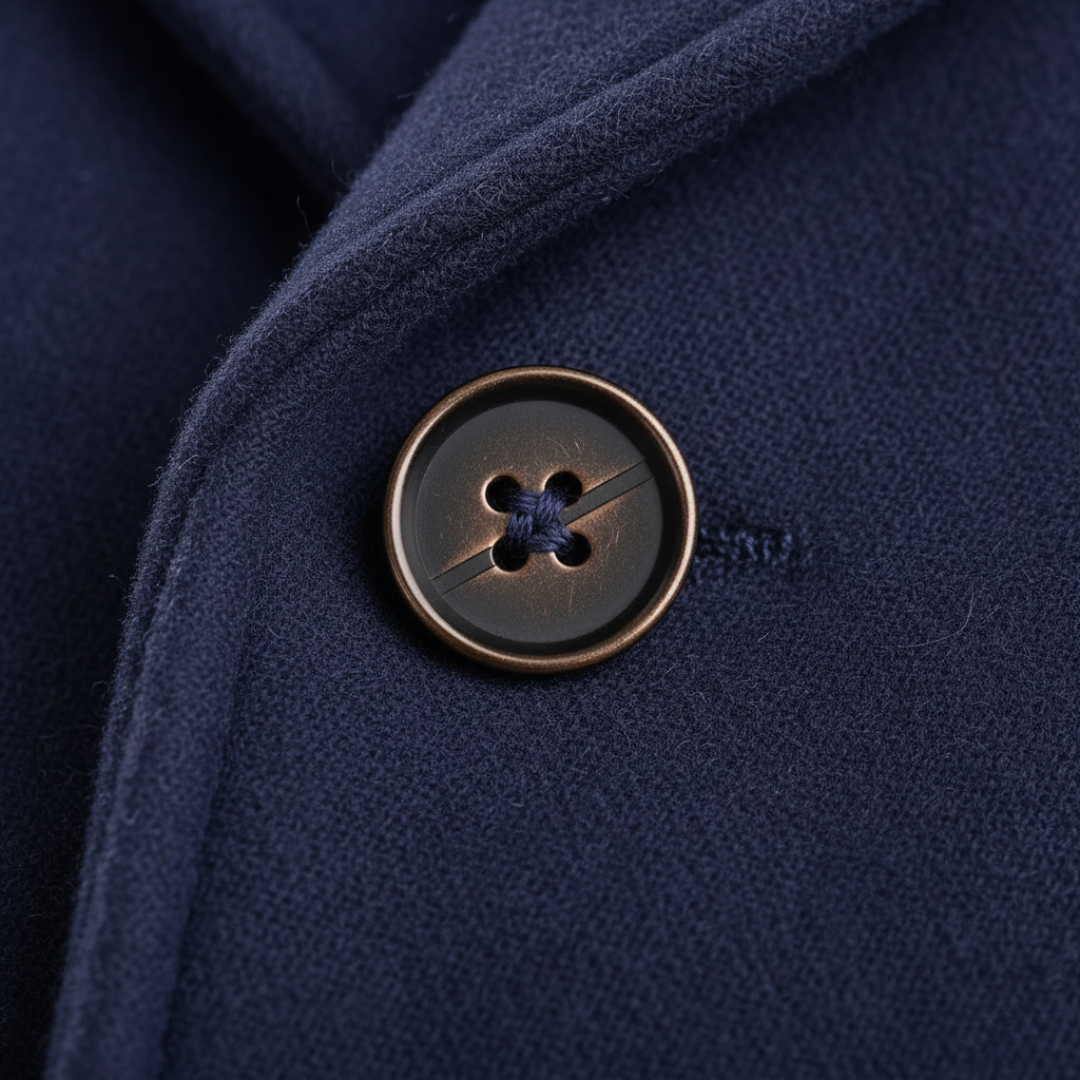 Limited Edition: Klassischer Herrenmantel aus einer luxuriösen Wollmischung