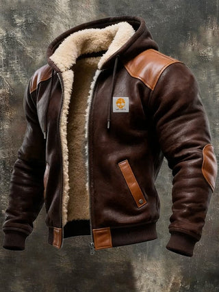 Bruno | Winterjacke mit raffinierten Lederdetails