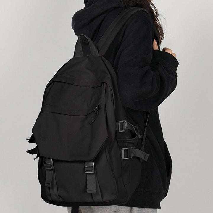 Vintage Rucksack Damen Regular Fit Freizeit mit Schnallen