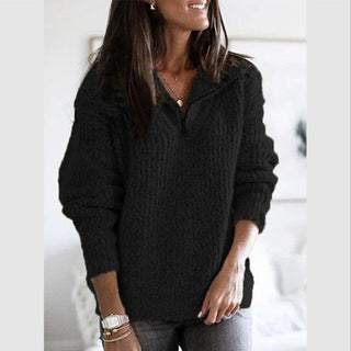 Greta | Entspanntes Quarter-Zip Sweatshirt