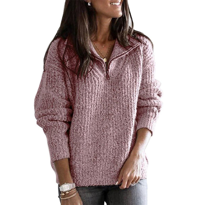 Greta | Entspanntes Quarter-Zip Sweatshirt