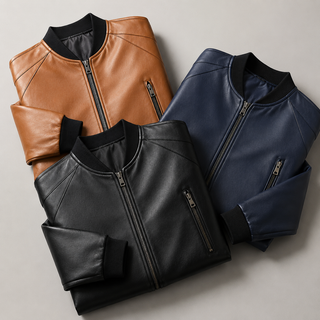 Domenico Leder-Bomberjacke