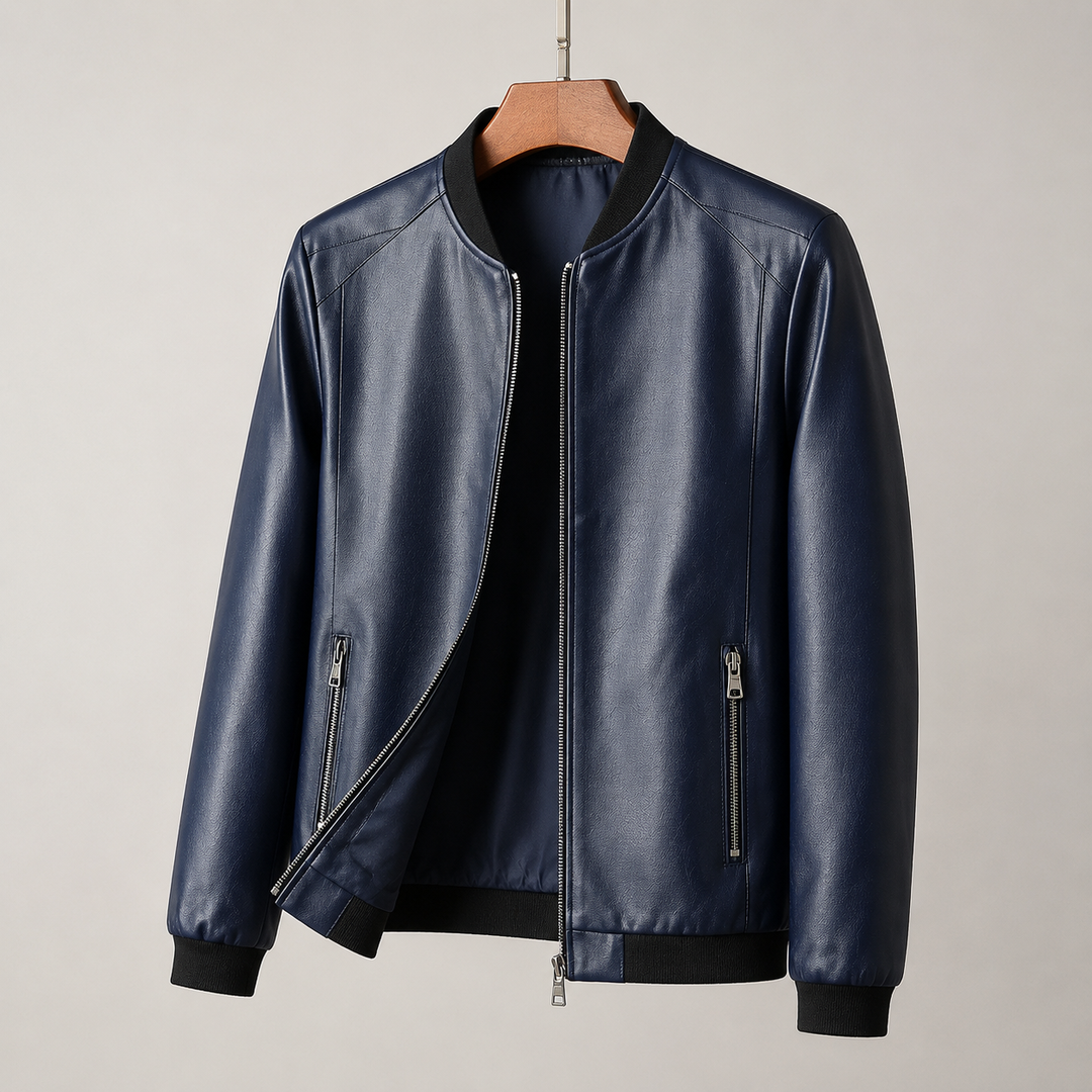 Domenico Leder-Bomberjacke