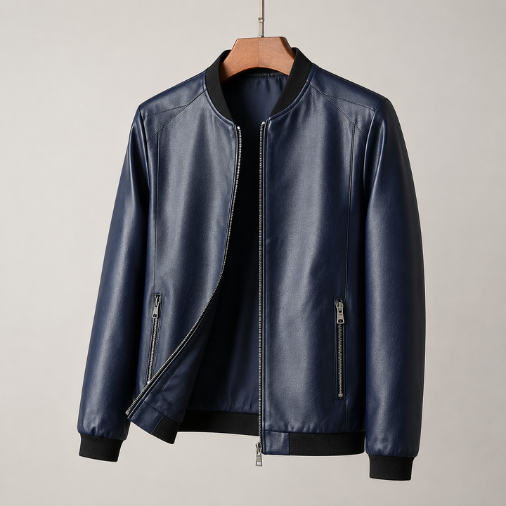 Domenico Leder-Bomberjacke