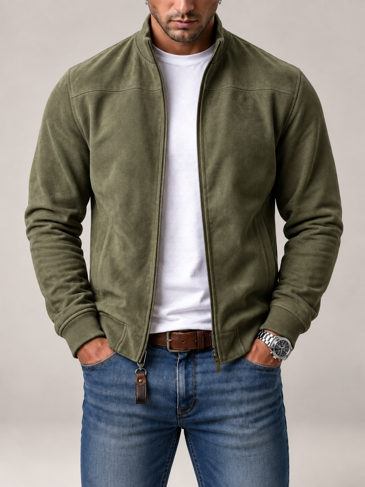 Corrado Wildleder-Bomberjacke
