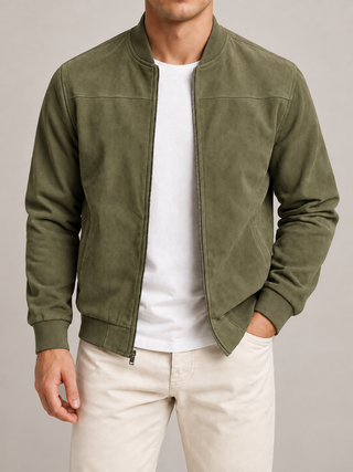 Valerio Handwerkliche Wildlederjacke