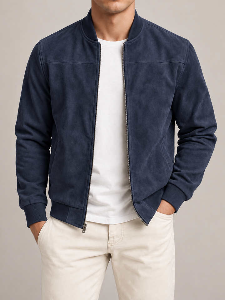 Valerio Handwerkliche Wildlederjacke