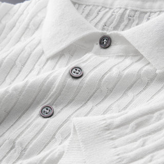Kron | Elegantes, geripptes Polohemd