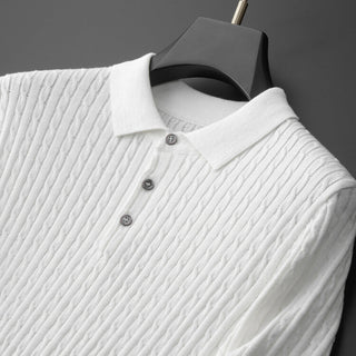 Kron | Elegantes, geripptes Polohemd