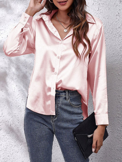 Karen | Elegante Langärmelige Bluse für Frauen