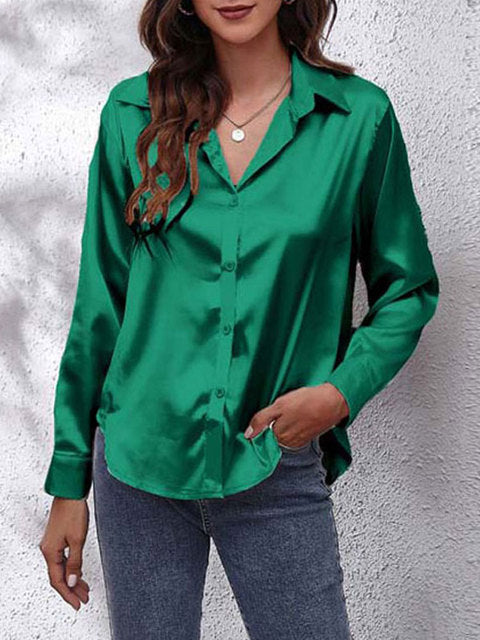 Karen | Elegante Langärmelige Bluse für Frauen