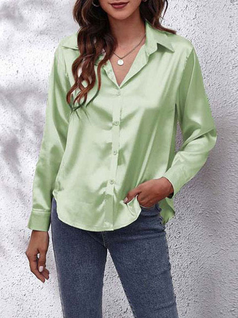 Karen | Elegante Langärmelige Bluse für Frauen