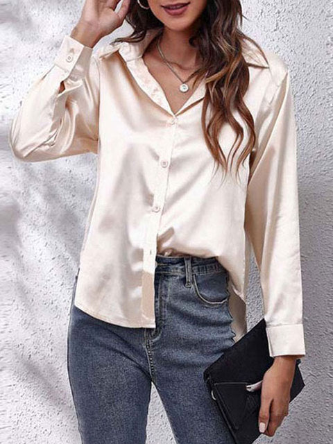 Karen | Elegante Langärmelige Bluse für Frauen