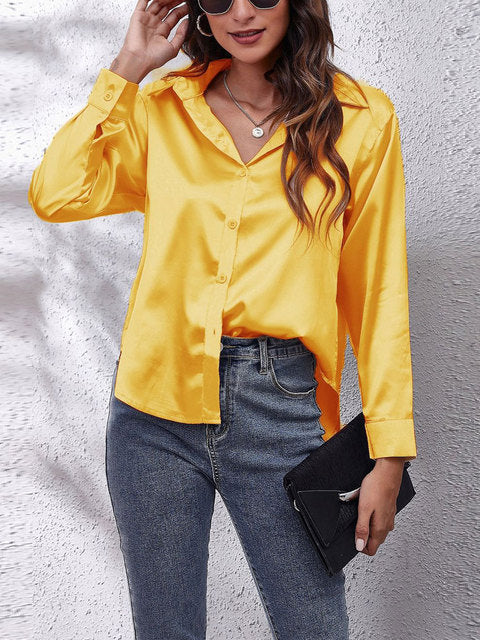 Karen | Elegante Langärmelige Bluse für Frauen